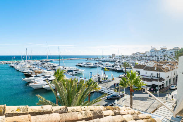 istock Rooftop views of luxury Puerto Banus 1499967028