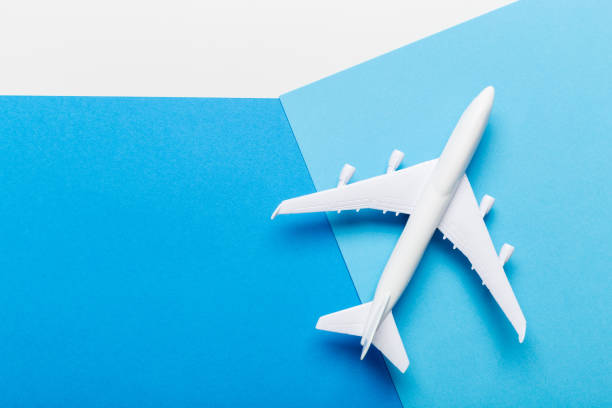 istock Miniature airplane travel theme 1499968092