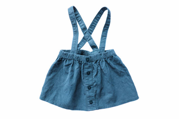 istock Baby blue skirt with buttons 1499970102