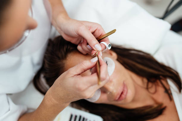 istock Modern eyelash improvement treatment 1499970375