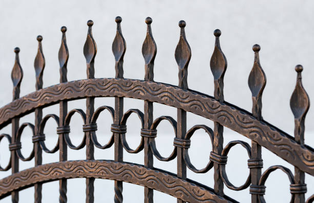 istock Wrought Iron Fence. 1499977974