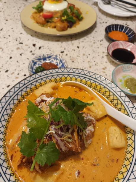 istock Laksa and fried noodles 1499982434
