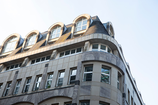 beautiful gruenderzeit  houses in the belgian quarter in cologne