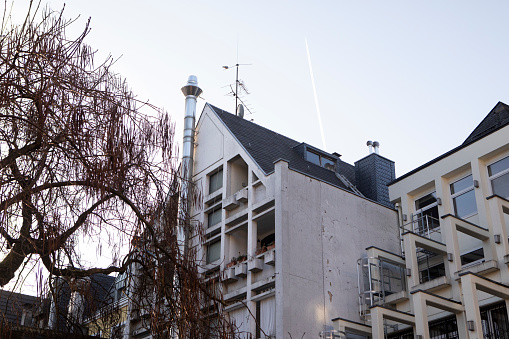 Modern city apartment building in Cologne, Germany