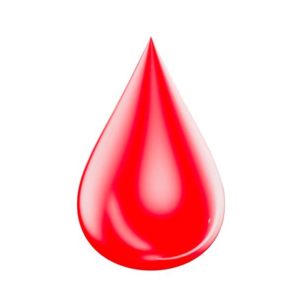 istock Blood drop isolated on a transparent background. Donation, examination, medical tests. 3D render 1500006416