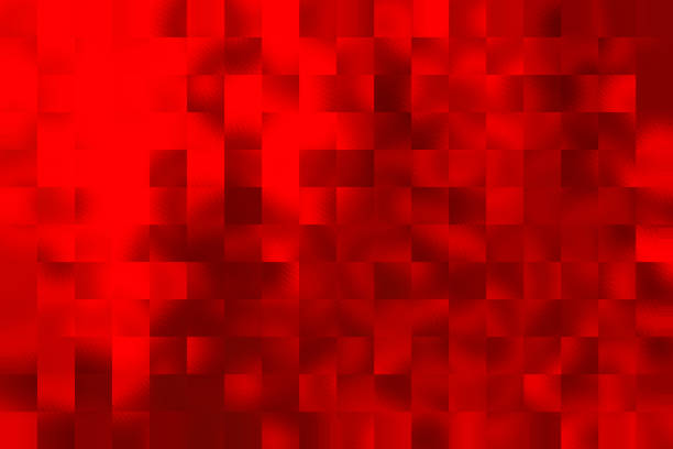 Finely mosaic cube-shaped red texture with uneven shading texture. Finely mosaic cube-shaped red texture with uneven shading texture. finely stock pictures, royalty-free photos & images