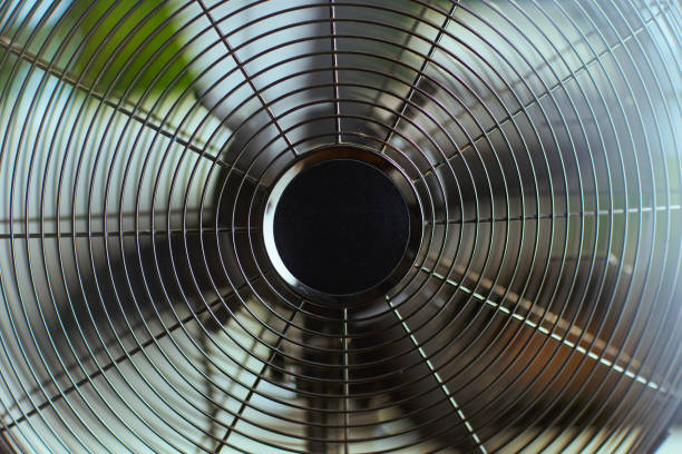 istock Closeup on electric fan 1500013996