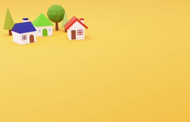 istock 3d image of a cute little house 1500014177