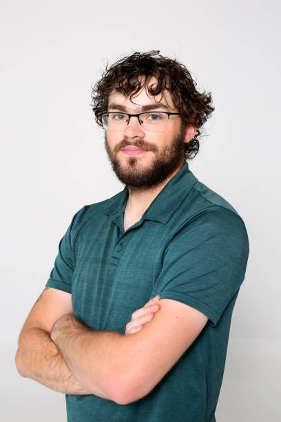istock Young male with beard on white background 1500016991