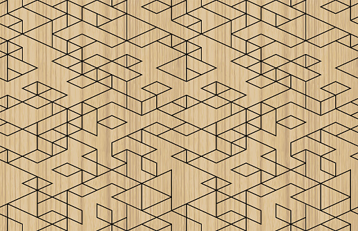 istock seamless  wood  textured  rhombic pattern 1500022552