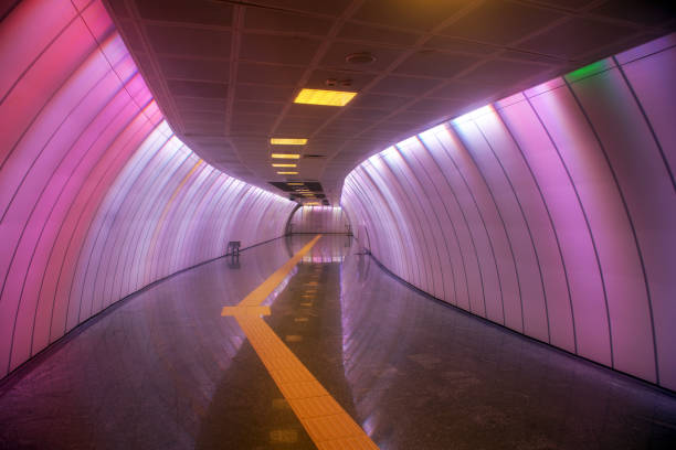Tunnel to Istanbul metro station