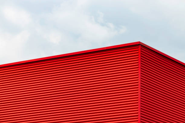 istock architectural abstracts: yellow metalic facade 1500030917