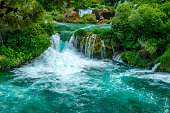 Krka Waterfalls in Krka National Park, Croatia, Europe