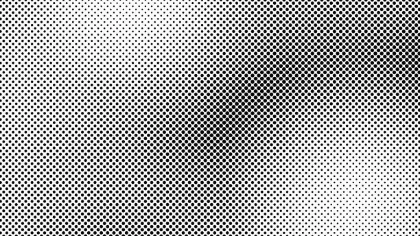 Vector illustration of Grunge halftone background with dots