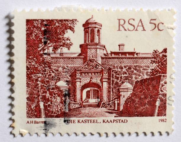 istock South African postage stamp (1982) : Die Kasteel, Kaapstad. 1500039766
