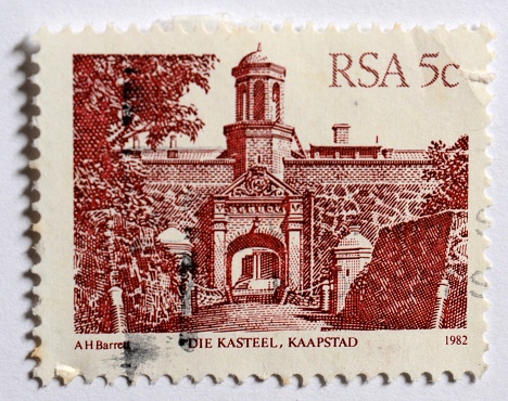 South African postage stamp (1982) : Die Kasteel, Kaapstad.