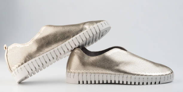 istock Stylish sparkle shiny casual shoes 1500042792