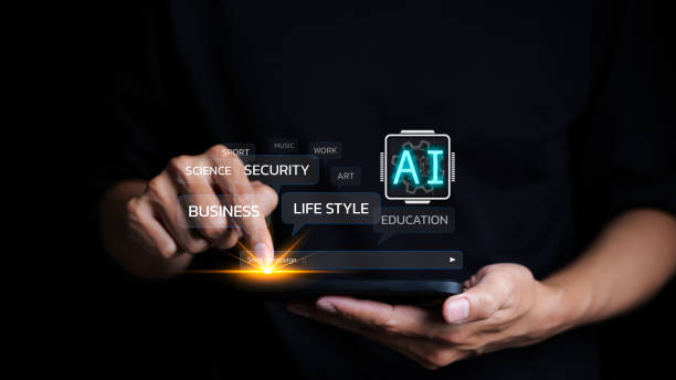 istock Artificial Intelligence Concept. Man use ai to help work or use AI in everyday life at home. Ai Learning and Artificial Intelligence. Business, modern technology, Generative ai, Machine learning, 1500046278