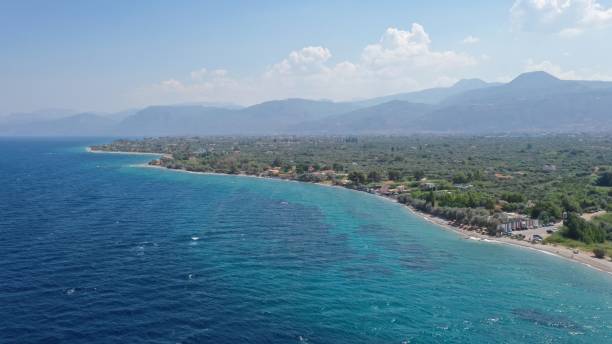 istock Coastline in Aigio Peloponnese Greece 1500050551