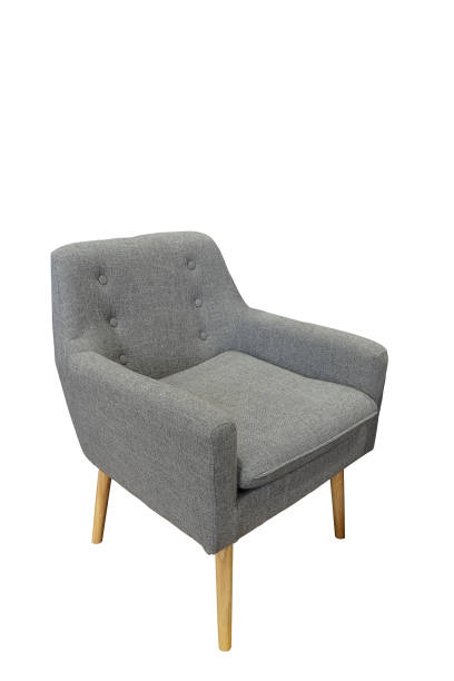 istock Fashionable gray armchair 1500062784