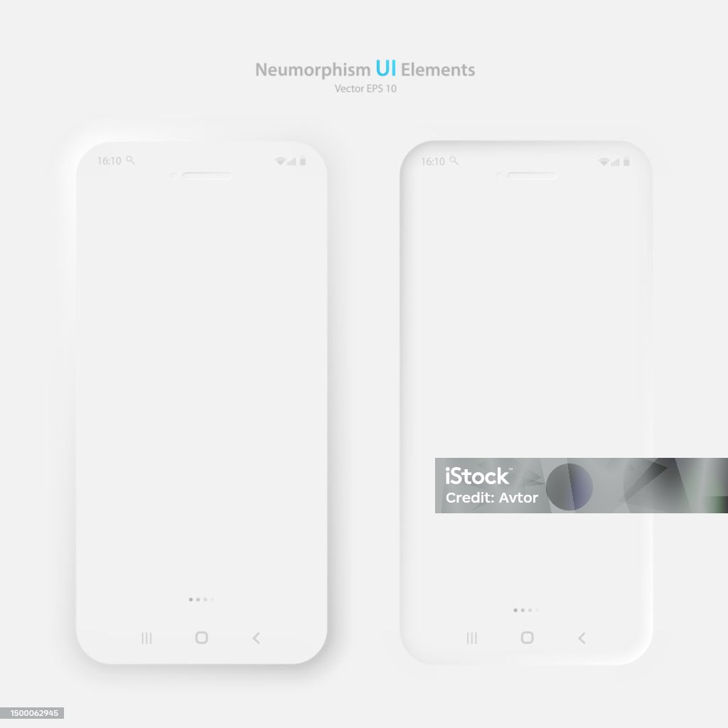 Phone Interface Graphics User Interface Elements For A Mobile Application The Layout Of The ...