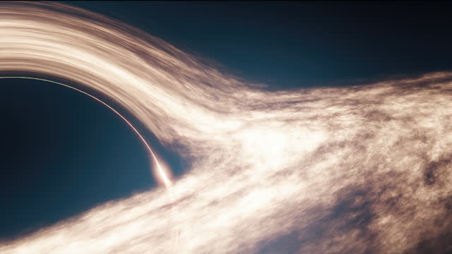 Black Hole clouds, high quality render.