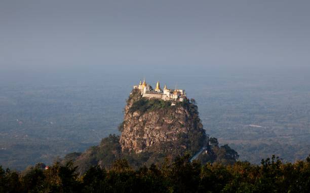 istock Scenic view of Mount Popa volcano in Myanmar. 1500069711