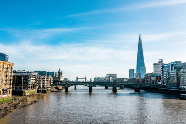 London City Skyline at River Thames