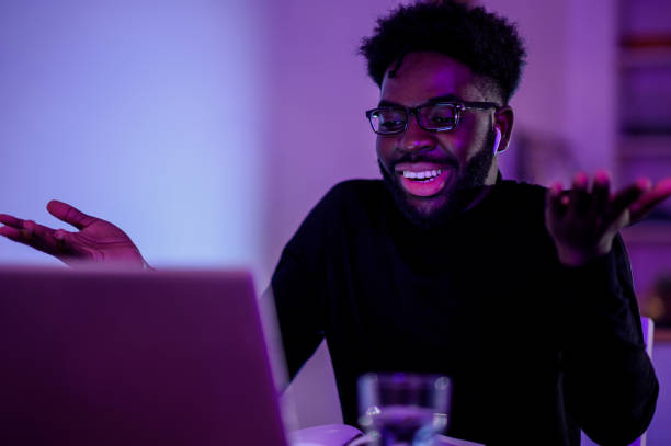 istock A multicultural remote worker is having an online meeting with superiors and explaining himself. 1500077933