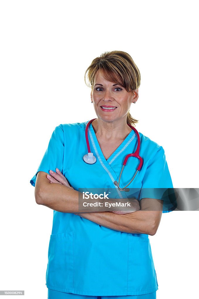 Atraente enfermeira - Royalty-free 50 Anos Foto de stock