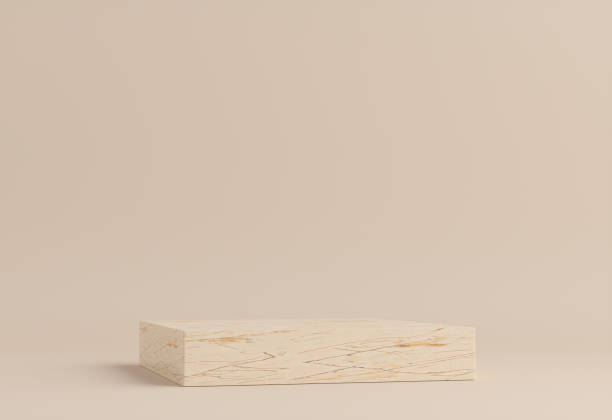 istock Product Podium - Beige Podium, Beige Background. 3D Illustration 1500084647