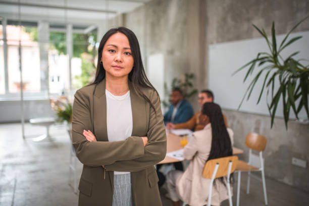 istock Devoted Asian Businesswoman in the Office 1500092258
