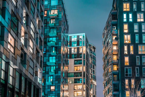 istock The light in an apartment at night 1500103356