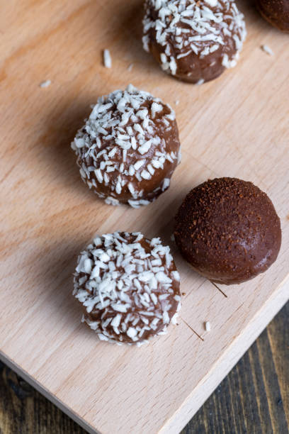 istock Chocolates with coconut sweet filling 1500110091