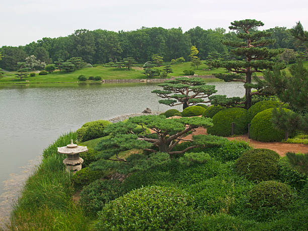Japanese-Style Landscape stock photo