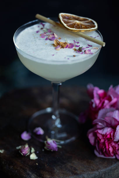 istock Summer cocktail with fruits and rose 1500113832