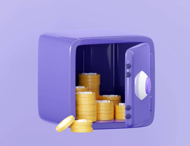 istock 3d render open safe money bank with coin Protection financial security 1500114495
