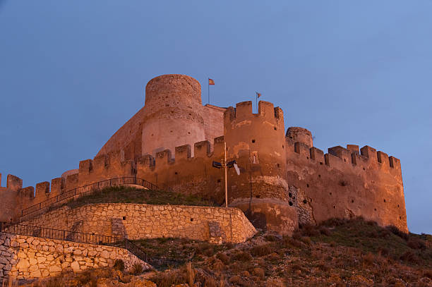 Castle of Biar arabic period castle, XIIth century, Alicante province, Spain,Europe