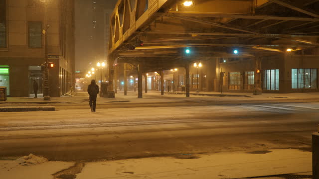 Chicago, Illinois in the winter