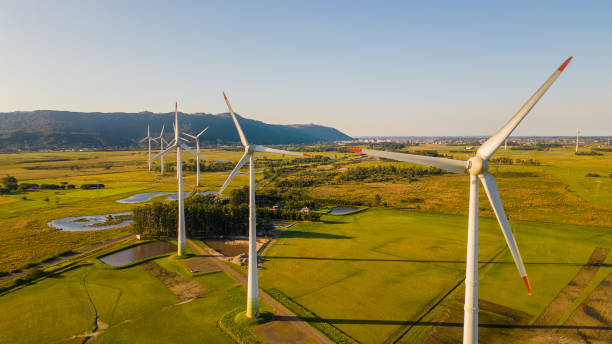 istock Wind turbine in a sunny day 1500136012