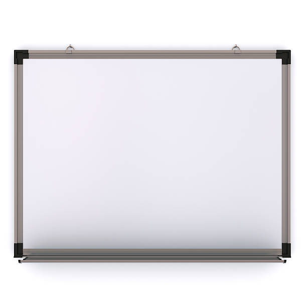 istock White magnetic board on the wall 150013803