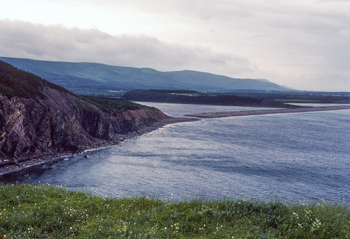 Cape Breton Highlands NP - Storm Along the Cabot Trail - 1985. Scanned from Kodachrome 64 slide.