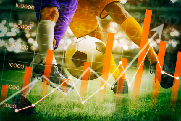 istock Composite image Football soccer game statistics 1500165007