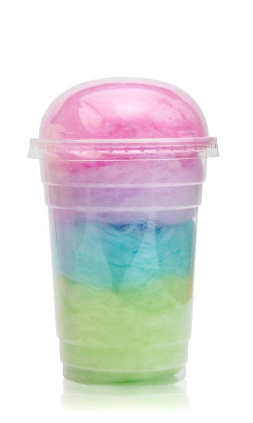 istock cotton candy in plastic cup isolated on white background,clipping path 1500182602