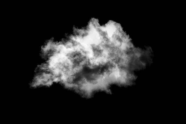 istock isolated white cloud on black background,Textured Smoke,Abstract black 1500184296