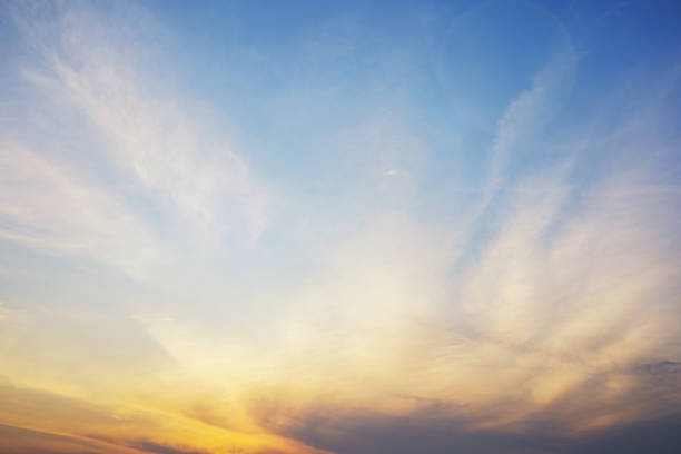 istock Summer blue sky cloud gradient light white background. Beauty clear cloudy in sunshine calm bright winter air bacground. Gloomy vivid cyan landscape in environment day horizon skyline view spring wind 1500185036