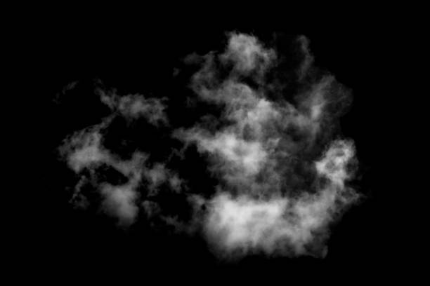 istock isolated white cloud on black background,Textured Smoke,Abstract black 1500186873