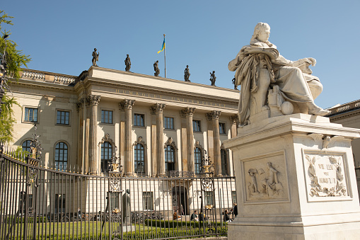 BERLIN, GERMANY - MAY, 2023. The Humboldt University of Berlin, Germany.