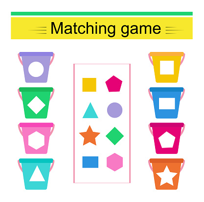 Matching Program Game Matching Game Task For The Development Of Attention And Logic Vector ...