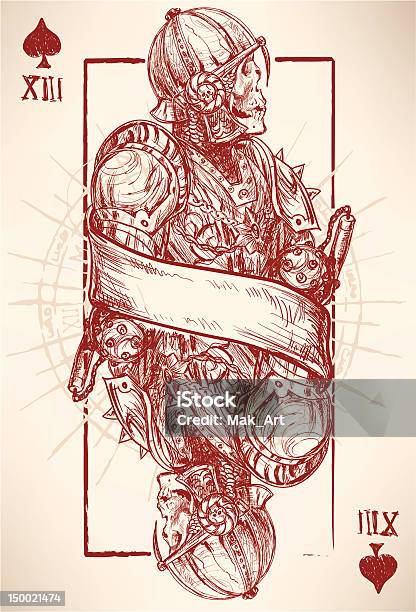 Jack Stock Illustration - Download Image Now - Death, Playing Card, Computer Graphic